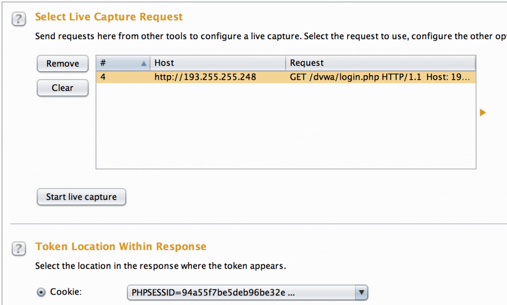 Burp suite sequencer Cookie