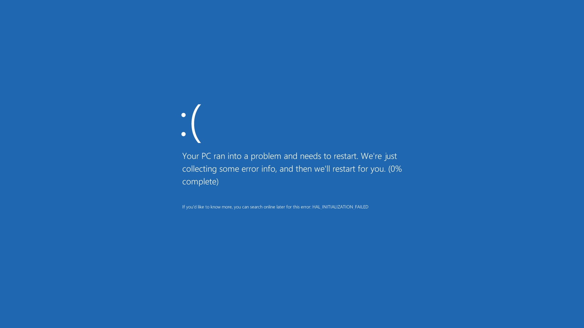 Blue Screen of Death MS15-034